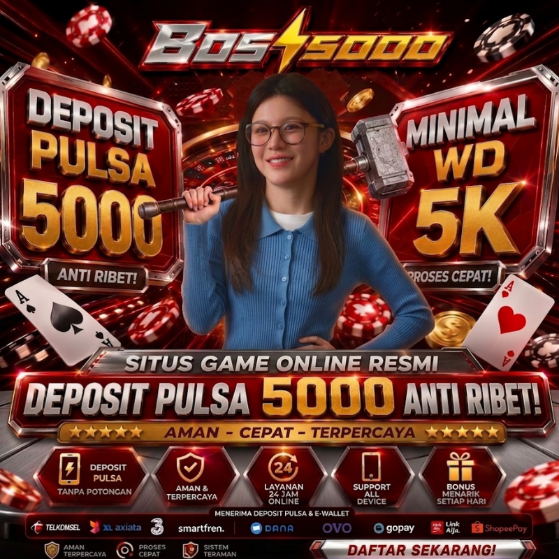 BOS5000 : Cari bandar togel berlisensi resmi? BOS5000 hadir dengan pasaran togel resmi dunia, result tercepat hari ini, dan jaminan bayar 100%. Gabung dan pasang sekarang!